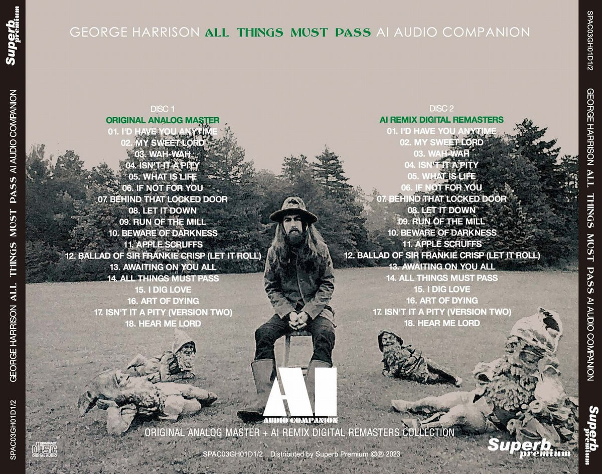 GEORGE HARRISON - ALL THINGS MUST PASS : AI - AUDIO COMPANION [2CD]