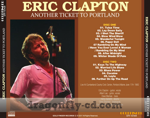 ERIC CLAPTON - ANOTHER TICKET TO PORTLAND – Acme Hot Disc
