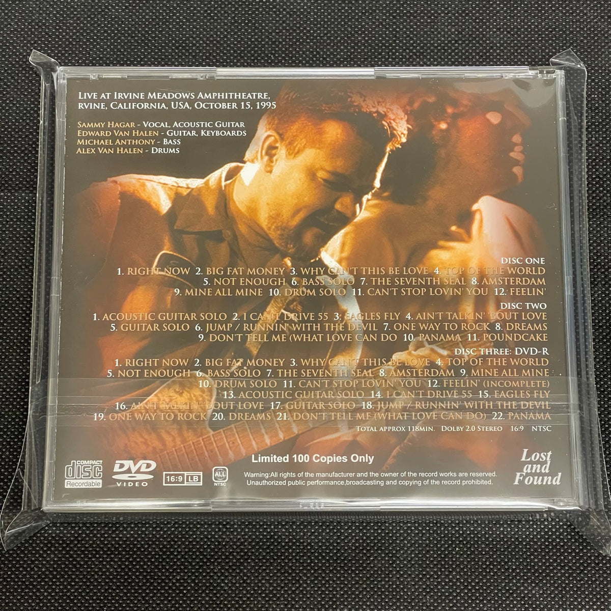 VAN HALEN / IRVINE 1995 – Acme Hot Disc