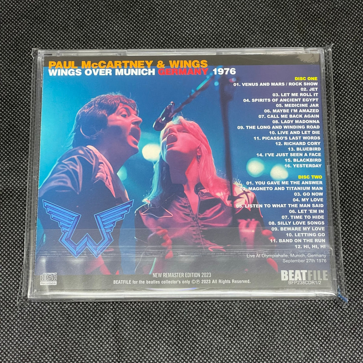 PAUL McCARTNEY & WINGS - WINGS OVER MUNICH: GERMANY 1976 (2CDR)