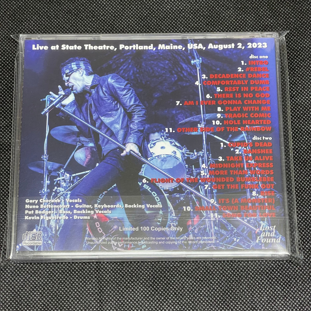 EXTREME- THICKER THAN BLOOD FIRST NIGHT 2023 (2CDR) – Acme Hot Disc