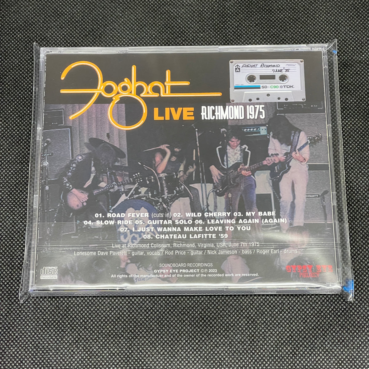 FOGHAT - RICHMOND 1975 (1CDR) – Acme Hot Disc