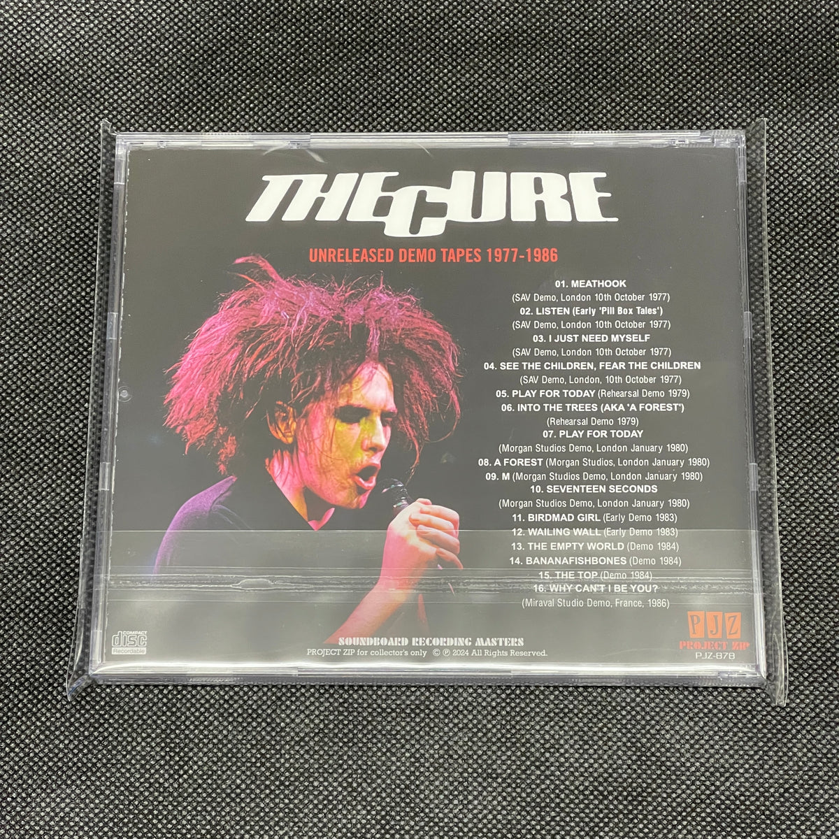 THE CURE - UNRELEASED DEMO TAPES 1977-1986 (1CDR) – Acme Hot Disc