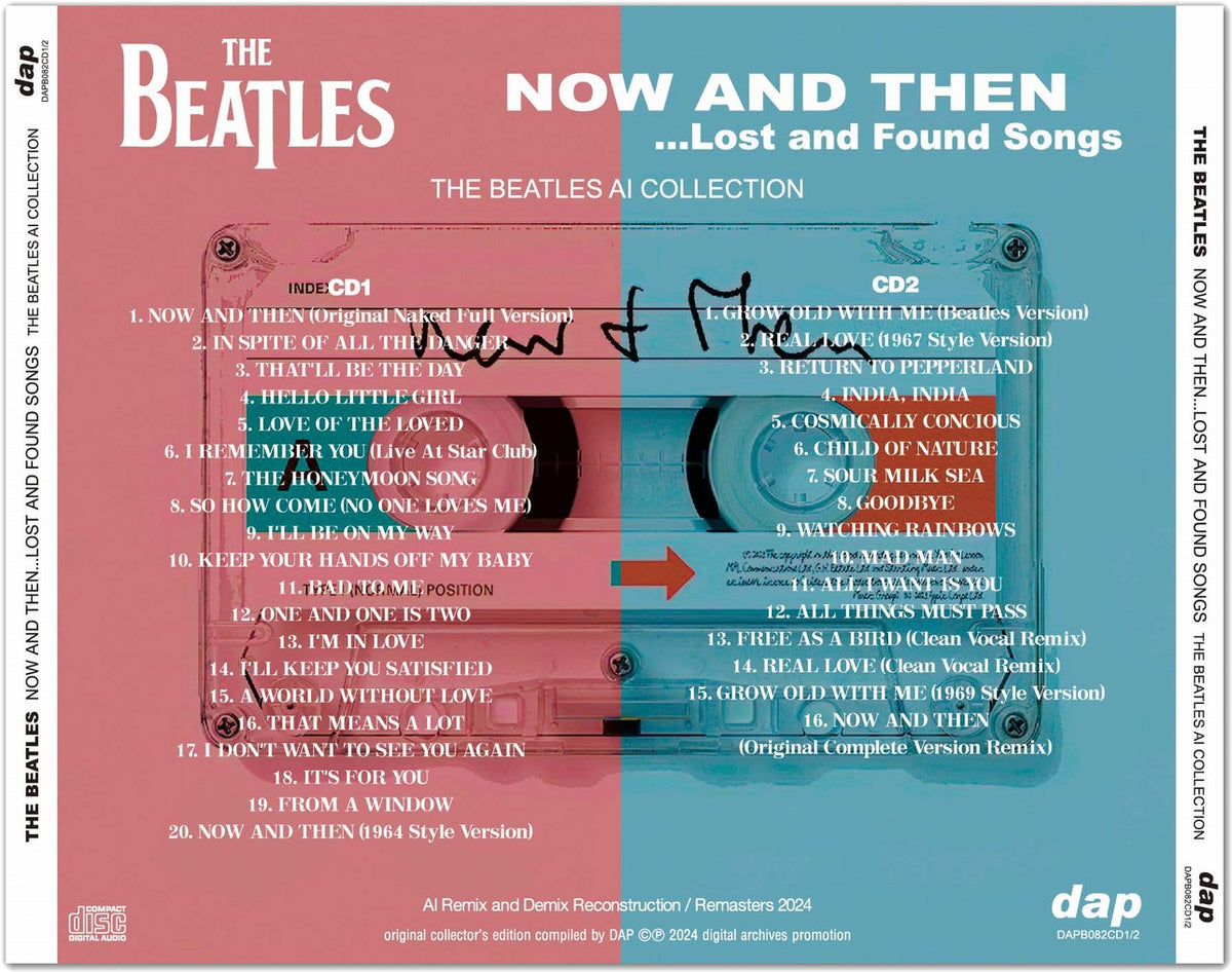 THE BEATLES / NOW AND THEN LOST AND FOUND SONGS : THE BEATLES