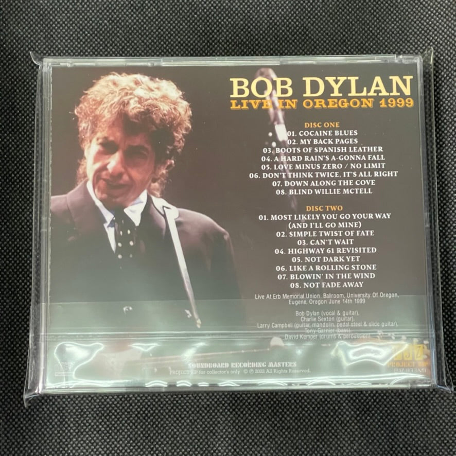 BOB DYLAN - LIVE IN OREGON 1999 (2CDR) – Acme Hot Disc