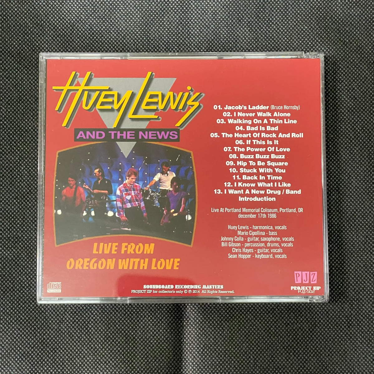 HUEY LEWIS & THE NEWS - LIVE FROM OREGON WITH LOVE – Acme Hot Disc