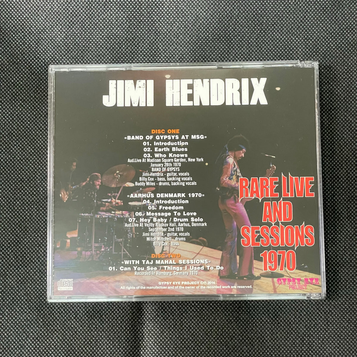 JIMI HENDRIX - RARE LIVE AND SESSIONS 1970 – Acme Hot Disc