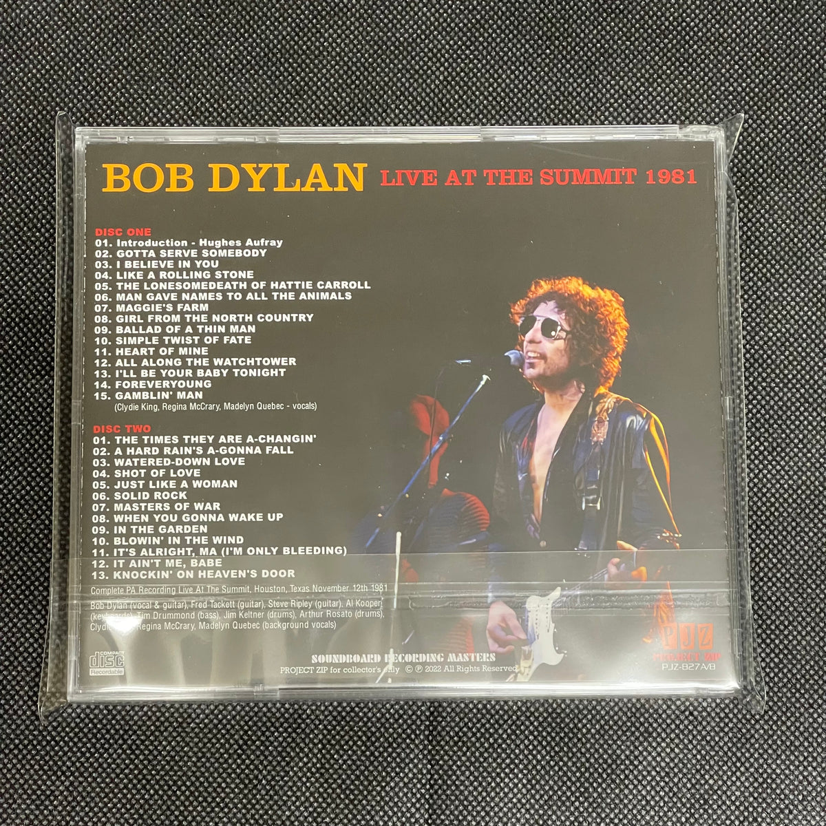 BOB DYLAN - LIVE AT THE SUMMIT 1981 (2CDR) – Acme Hot Disc