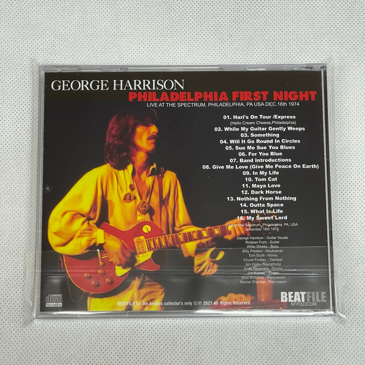 GEORGE HARRISON - PHILADELPHIA FIRST NIGHT (1CDR) – Acme Hot