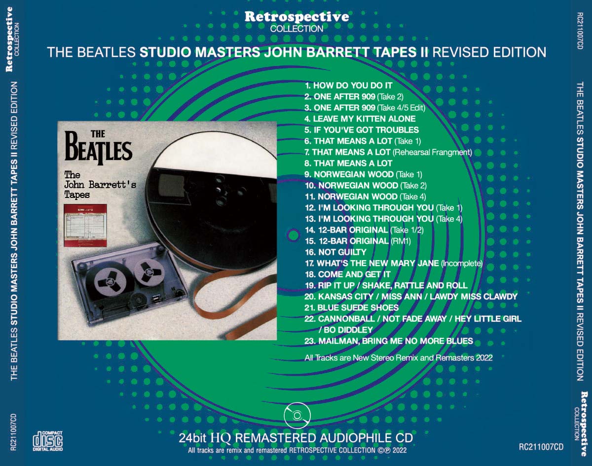 THE BEATLES / STUDIO MASTERS - JOHN BARRETT TAPES II (RIVISED