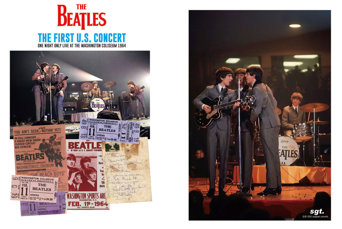 THE BEATLES - THE FIRST U.S. CONCERT (ONE NIGHT ONLY LIVE AT THE