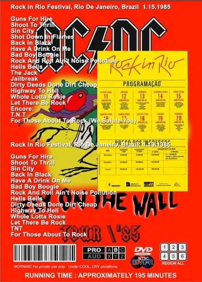 AC/DC / ROCK IN RIO 1985 (1DVDR) – Acme Hot Disc
