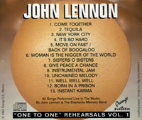 JOHN LENNON / ONE TO ONE CONCERT REHARSALS vol.1 (1CD)