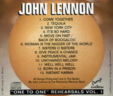 JOHN LENNON / ONE TO ONE CONCERT REHARSALS vol.1 (1CD)