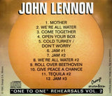 JOHN LENNON / ONE TO ONE CONCERT REHARSALS vol.2 (1CD)
