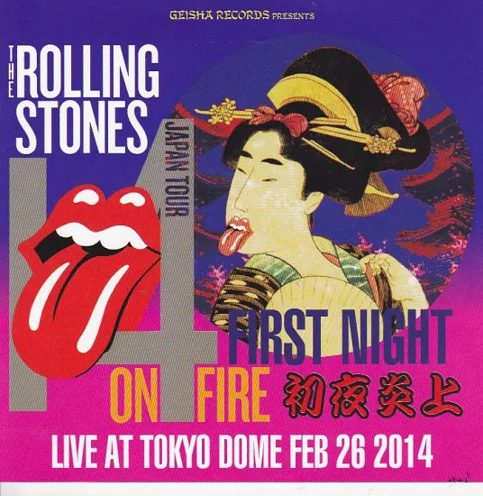 ROLLING STONES / 14 ON FIRE - FIRST NIGHT ON FIRE (2CD) 2014 JAPAN TOKYO