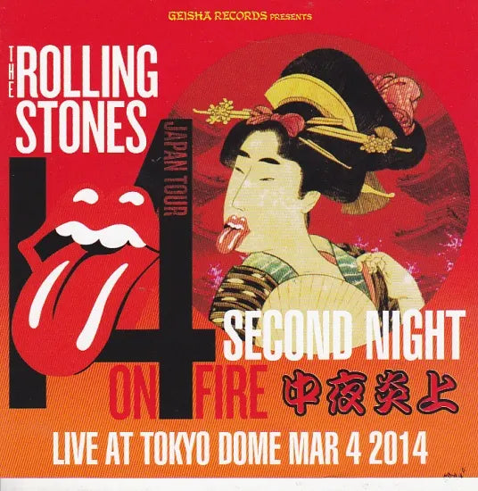 ROLLING STONES / 14 ON FIRE - SECOND NIGHT ON FIRE (2CD) 2014 JAPAN TOKYO