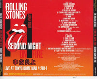 ROLLING STONES / 14 ON FIRE - SECOND NIGHT ON FIRE (2CD) 2014 JAPAN TOKYO