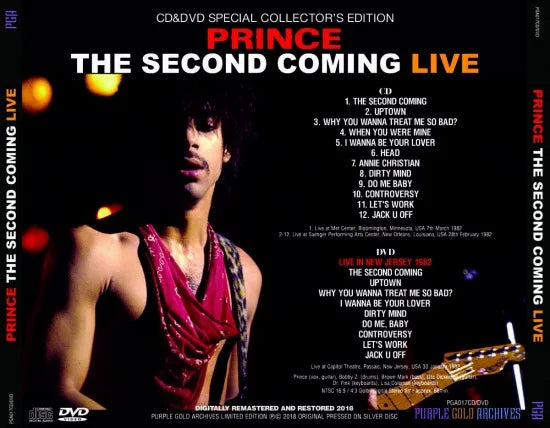 PRINCE / THE SECOND COMING LIVE : CD&DVD COLLECTOR'S EDITION(CD+ PRINCE / THE SECOND COMING LIVE : CD&DVD COLLECTOR'S EDITION(CD+