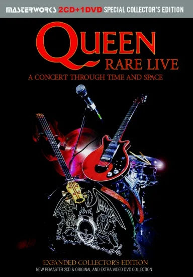 QUEEN - RARE LIVE - EXPANDED COLLECTOR'S EDITION - (2CD+1DVD)