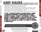 ALBERT MARCOEUR / RAREST NANCY 1976 (1CDR)