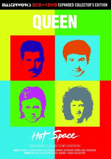 QUEEN - HOT SPACE - EXPANDED COLLECTOR'S EDITION (2CD+1DVD)