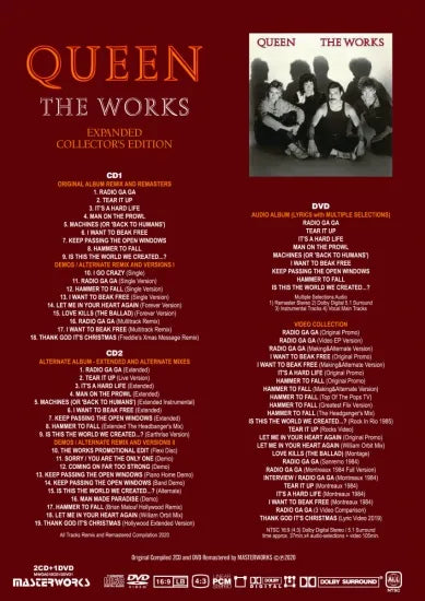 QUEEN - THE WORKS-EXPANDED COLLECTOR'S EDITION (2CD+1DVD) – Acme QUEEN - THE WORKS-EXPANDED COLLECTOR'S EDITION (2CD+1DVD) – Acme