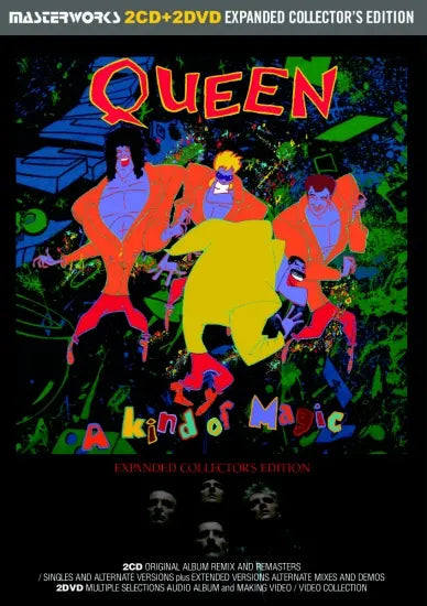 QUEEN - A KIND OF MAGIC-EXPANDED COLLECTOR'S  EDITION(2CD+2DVD)