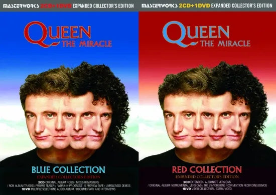 QUEEN - THE MIRACLE - EXPANDED COLLECTOR'S - BLUE & RED (4CD+2DVD QUEEN - THE MIRACLE - EXPANDED COLLECTOR'S - BLUE & RED (4CD+2DVD