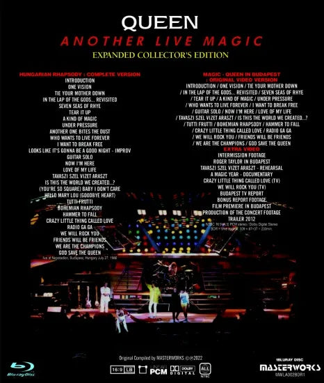 QUEEN - ANOTHER & MORE LIVE MAGIC (1BDR+1BDR) – Acme Hot Disc QUEEN - ANOTHER & MORE LIVE MAGIC (1BDR+1BDR) – Acme Hot Disc
