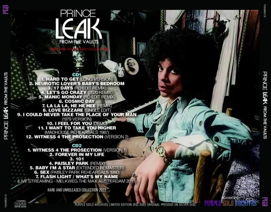 PRINCE / LEAK : FROM THE VAULTS RARE AND UNRELEASED COLLECTION PRINCE / LEAK : FROM THE VAULTS RARE AND UNRELEASED COLLECTION