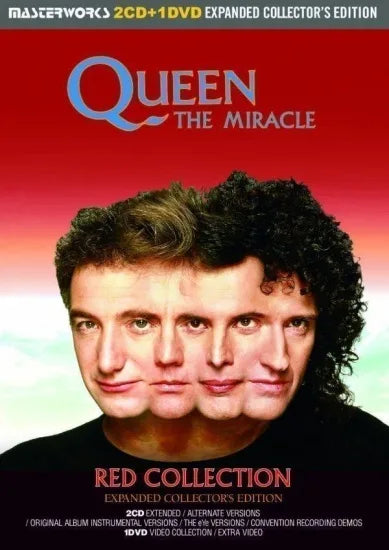 QUEEN - THE MIRACLE-EXPANDED RED EDTION (2CD&1DVD)