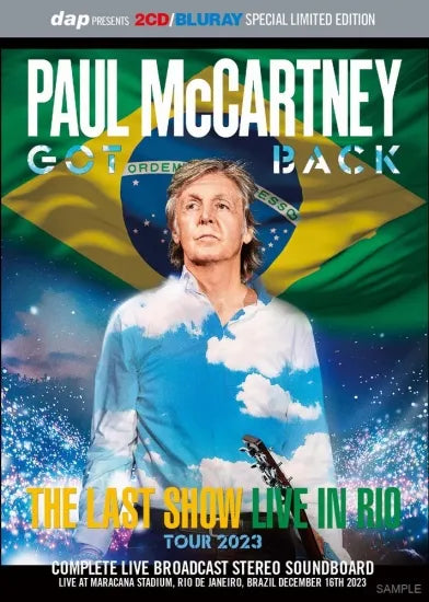 PAUL McCARTNEY / GOT BACK TOUR 2023 : THE LAST SHOW LIVE IN RIO  (2CD&1Blu-rayR)