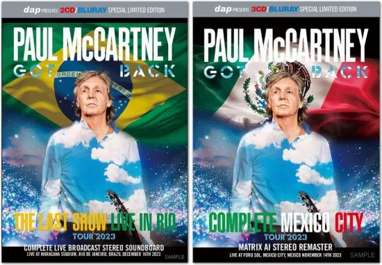 PAUL McCARTNEY / GOT BACK TOUR 2023 RIO & MEXICO CITY