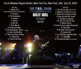 BILLY JOEL - THE FINAL SHOW AT THE GARDEN 2024 (2CD)