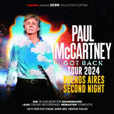 PAUL McCARTNEY - GOT BACK TOUR 2024: BUENOS AIRES SECOND NIGHT (2CDR)