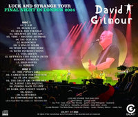 DAVID GILMOUR - LUCK AND STRANGE TOUR: FINAL NIGHT IN LONDON 2024 (2CDR)