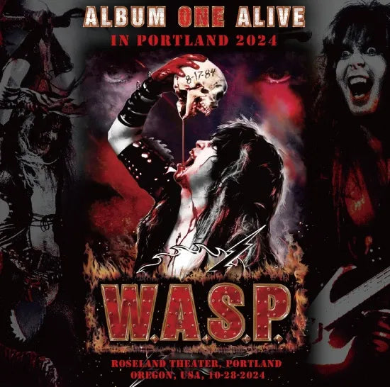 W.A.S.P. - ALBUM ONE ALIVE IN PORTLAND 2024 (1CDR)