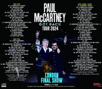 PAUL McCARTNEY / GOT BACK TOUR 2024  : LONDON FINAL SHOW (2CDR+1DVDR)