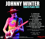 JOHNNY WINTER - TOAD'S PLACE 1991 (1CDR)