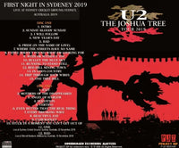 U2 - FIRST NIGHT IN SYDNEY 2019 (2CDR)