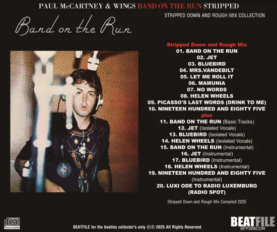 PAUL McCARTNEY & WINGS - BAND ON THE RUNSTRIPPED (1CDR) – Acme PAUL McCARTNEY & WINGS - BAND ON THE RUNSTRIPPED (1CDR) – Acme
