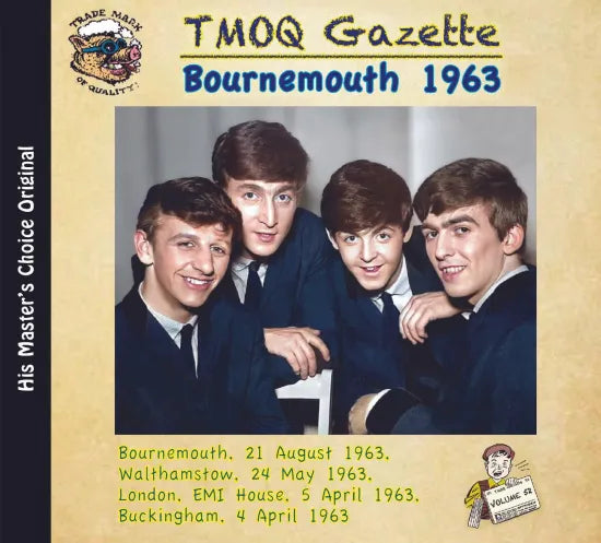 THE BEATLES - BOURNEMOUTH 1963 (2CD JEWEL CASE VERSION) =TMOQ GAZETTE VOLUME 52=
