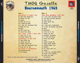 THE BEATLES - BOURNEMOUTH 1963 (2CD JEWEL CASE VERSION) =TMOQ GAZETTE VOLUME 52=