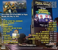 SAMMY HAGAR - 8TH NIGHT IN LAS VEGAS 2025 (2CDR)