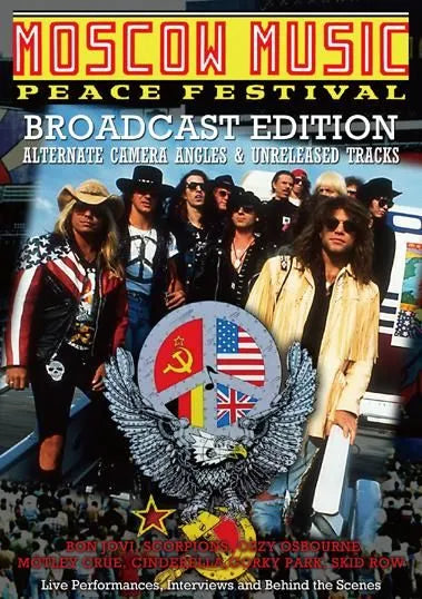 MOSCOW MUSIC PEACE FESTIVAL 1989 : BROADCAST EDITION (2DVDR)
