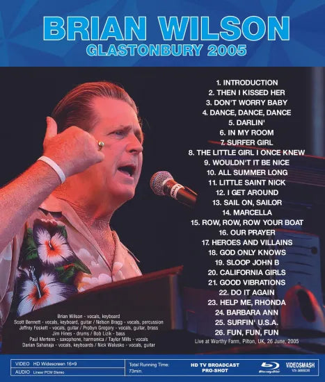 BRIAN WILSON GLASTONBURY 2005 HD REBROADCAST EDITION 2025