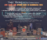 NEIL YOUNG and THE CHROME HEARTS - LOVE EARTH WORLD TOUR  : OPENING NIGHT IN SCANDINAVIA 2025 (2CDR)