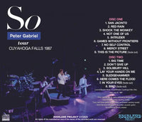 PETER GABRIEL - SO TOUR : CUYAHOGA FALLS 1987 (2CDR)