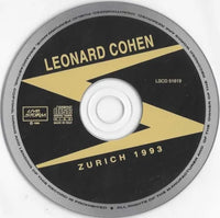 LEONARD COHEN - Zurich 1993 (1CD)